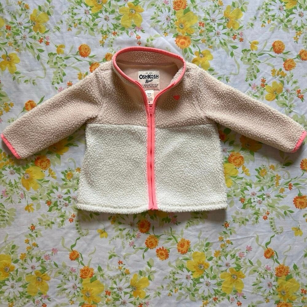 OshKosh B’gosh baby sherpa fleece jacket